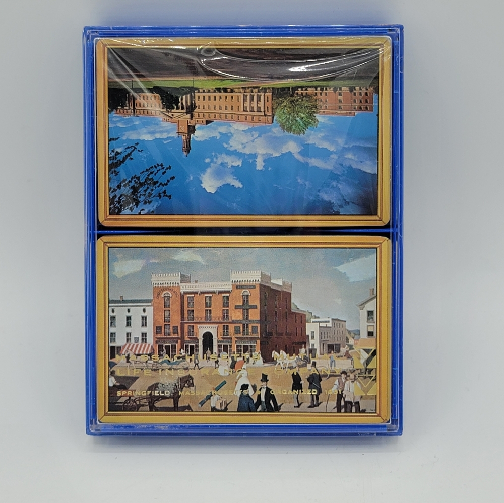 MassMutual Vintage Playing Cards Set - Springfield MA Scenes, 1 Sealed Deck - Picture 5 of 5